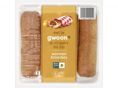 G'woon Worstenbroodjes
