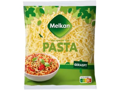 Melkan Geraspt pasta kaas
