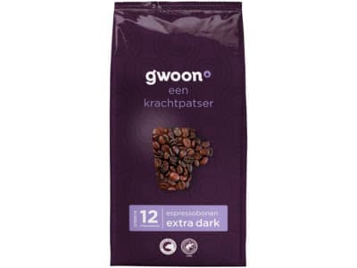 G'woon Koffiebonen extra dark