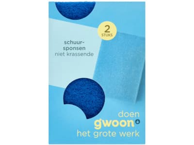 G'woon Schuurspons blauw