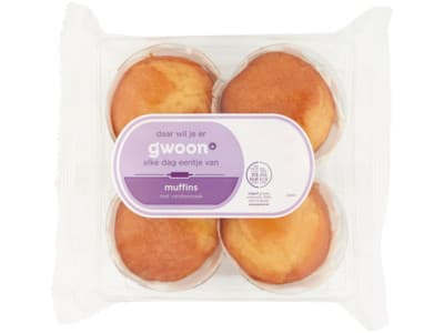 G'woon Muffin met vanille