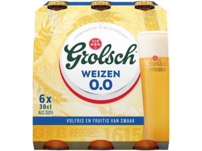 Grolsch Weizen 0.0% Fles 6pk