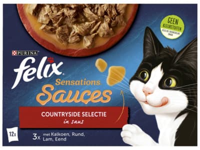 Felix Sensations Sauces kattenvoer vlees