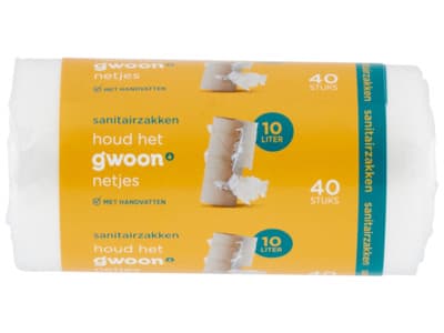 G'woon Sanitairzakken 10 liter