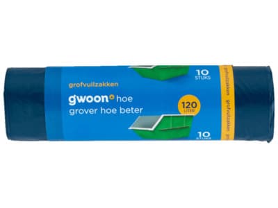 G'woon Grofvuilzakken 120 liter
