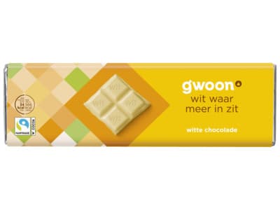 G'woon Chocoladereep wit