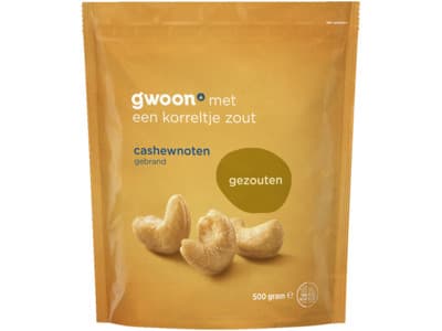 G'woon Cashewnoten gezouten