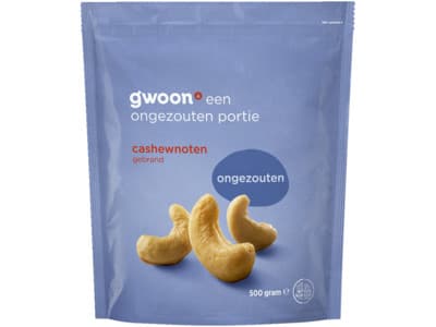 G'woon Cashewnoten ongezouten