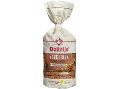 Bolletje Beschuit vezelrijk donker volkoren