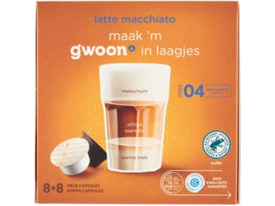 G'woon Dolce Gusto latte macchiato