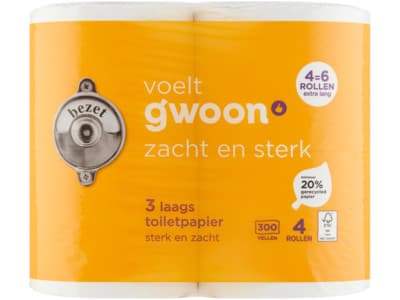 G'woon Toiletpapier maxi 3-laags