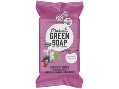 Marcel's green soap Cleaning wipes patchouli & cranberry