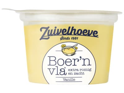Zuivelhoeve Boer'n vla vanille portie