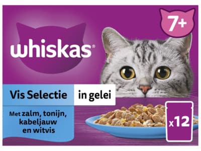 Whiskas Vis selectie in gelei senior