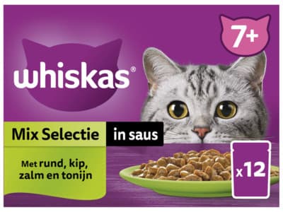 Whiskas Mix selectie in saus