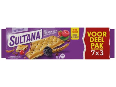 Sultana Fruitbiscuit bosvruchten