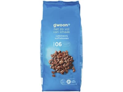 G'woon Koffiebonen caffeïnevrij