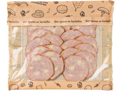 Hoogvliet Grillworst kaas gesneden