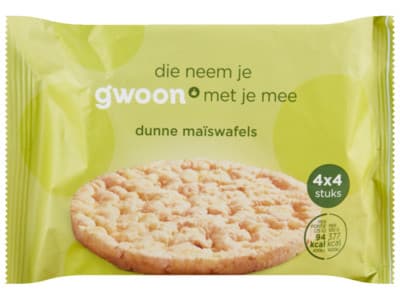 G'woon Maiswafels zeezout
