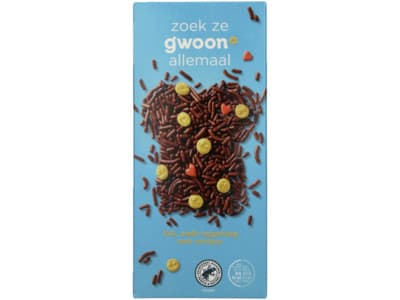 G'woon XXL hagelslag melk met jammies