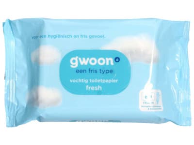 G'woon Vochtig toiletpapier fresh
