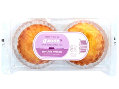 G'woon Roomboter gevulde koeken
