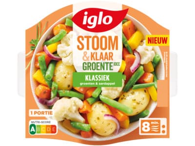 Iglo Stoom & klaar groente idee klassiek