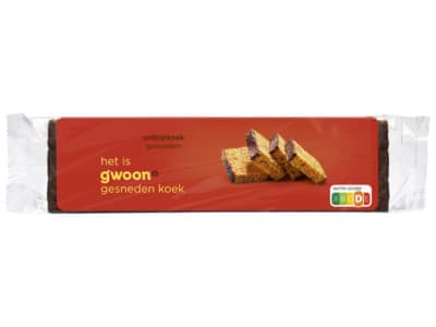 G'woon Ontbijtkoek naturel gesneden