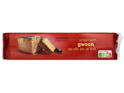 G'woon Ontbijtkoek naturel ongesneden