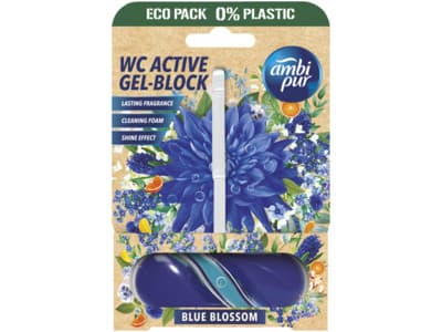 Ambi Pur Toiletblok blauwe bloesem 0% plastic