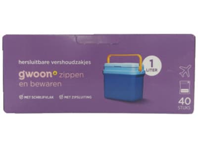 G'woon Hersluitbare zak