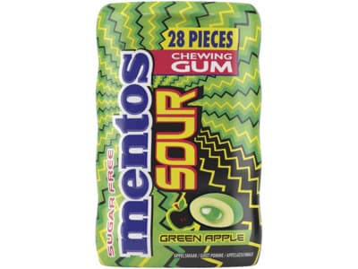 Mentos Gum sour appel