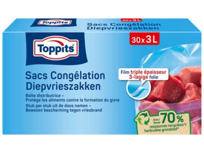 Toppits Diepvrieszakken 3 liter