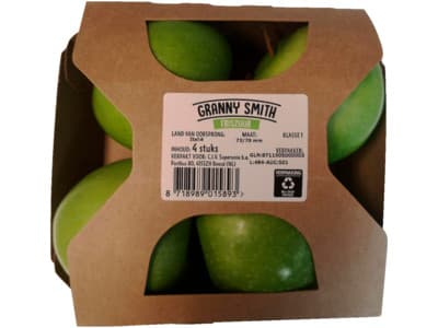 Granny smith appels op schaal