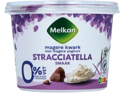 Melkan Magere kwark straciatella