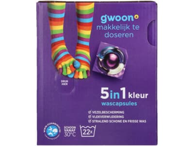G'woon Wascapsules kleur