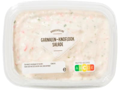 Garnalen knoflook salade