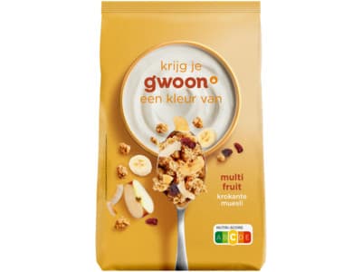 G'woon Krokante muesli multivrucht