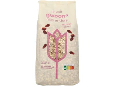 G'woon Muesli naturel
