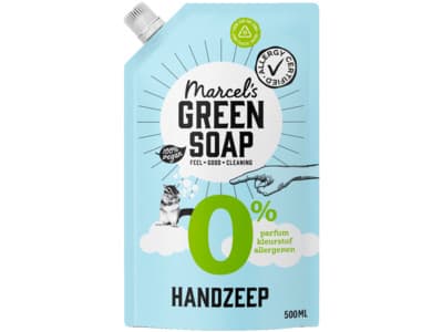 Marcel's green soap Handzeep 0% parfum navulling