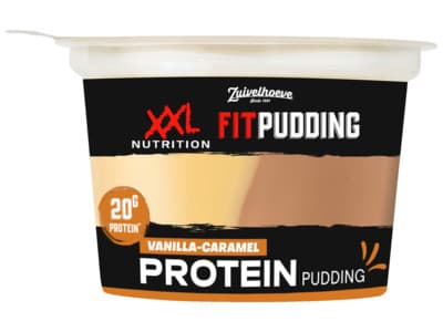 Zuivelhoeve Xxl fitpudding vanille caramel