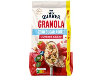 Quaker Granola aardbei blauwe bes