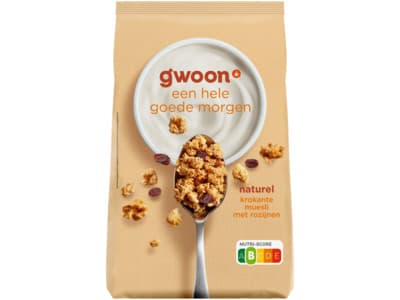 G'woon Krokante muesli naturel