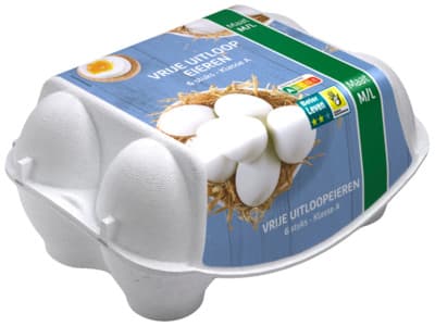 Vrije uitloop eieren