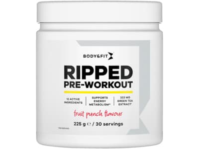Body&fit Ripped pre workout fruit punch