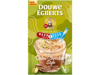 Douwe Egberts Dubai chocolate style