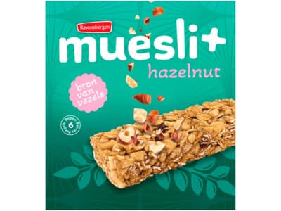 Muesli+ Mueslireep Hazelnoot