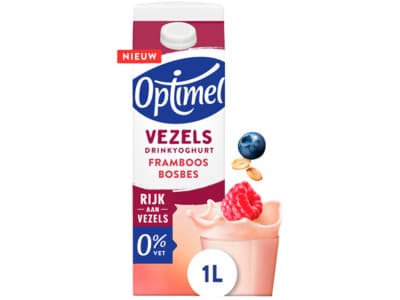 Optimel Drink vezels framboos