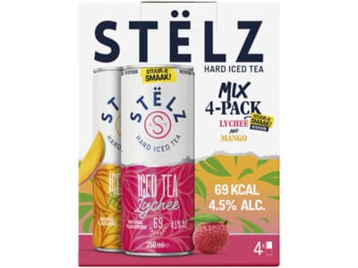 Stelz Hard iced tea mango & lychee