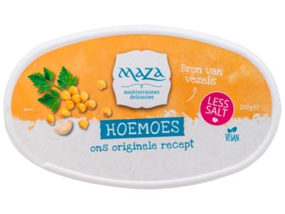 Maza Hoemoes minder zout